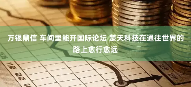 万银鼎信 车间里能开国际论坛 楚天科技在通往世界的路上愈行愈远