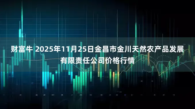 财富牛 2025年11月25日金昌市金川天然农产品发展有限责任公司价格行情